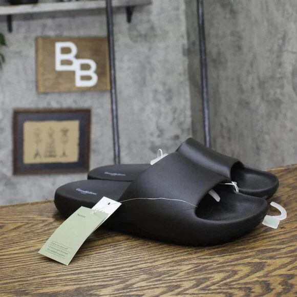 NWT Goodfellow & Co Mens Kendrix Slide Sandals 92542327 Black 10 - Picture 5 of 10